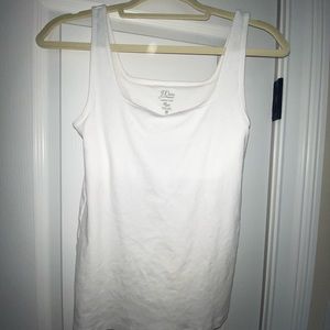 J. Crew white tank top